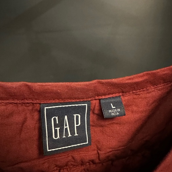 Gap eyelet dress with pockets tie shoulder - Picture 4 of 5